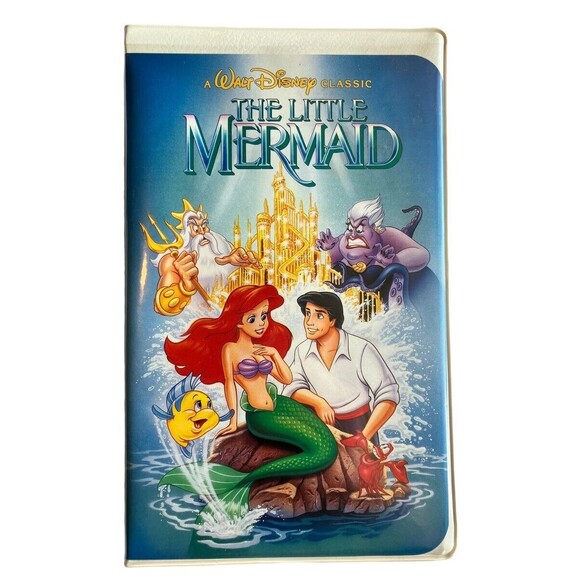 *RARE* Black Diamond Disney The Little Mermaid (VHS, 1989) BANNED COVER ART - Picture 1 of 13